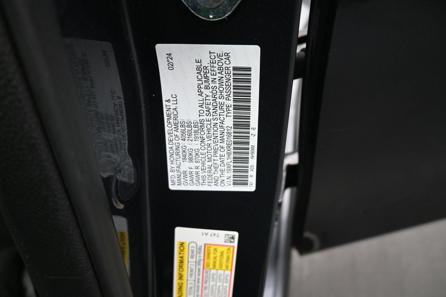 2024 Honda Civic Hatchback Sport Touring