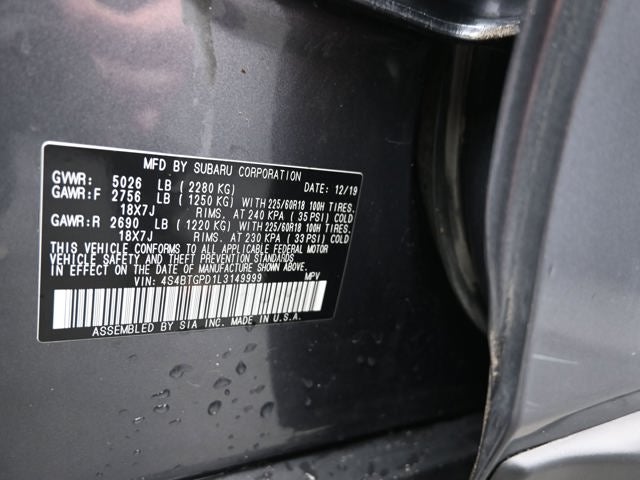 2020 Subaru Outback Touring XT