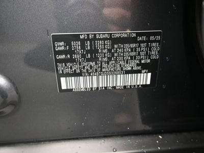 2025 Subaru Outback Wilderness