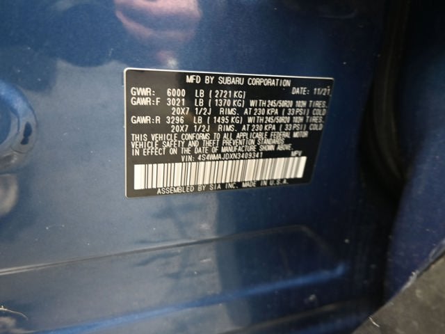 2022 Subaru Ascent Onyx Edition