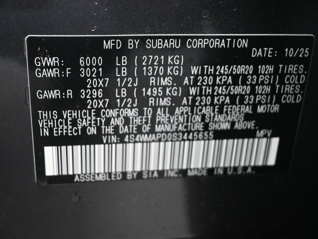 2025 Subaru Ascent Limited