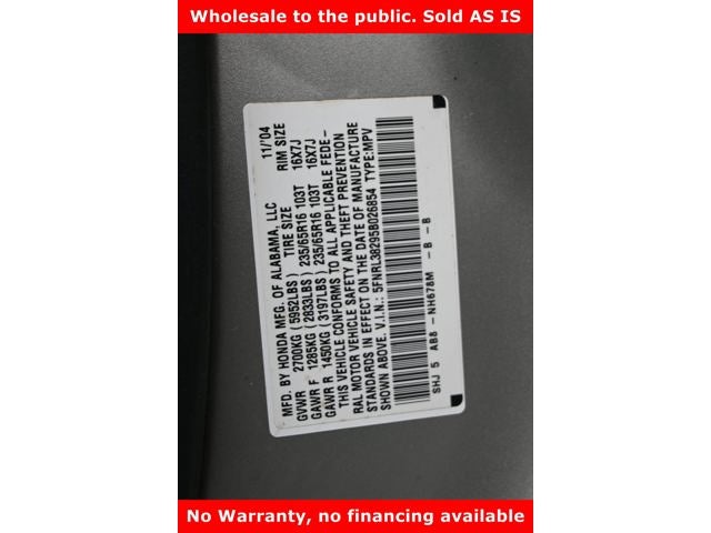 2005 Honda Odyssey LX