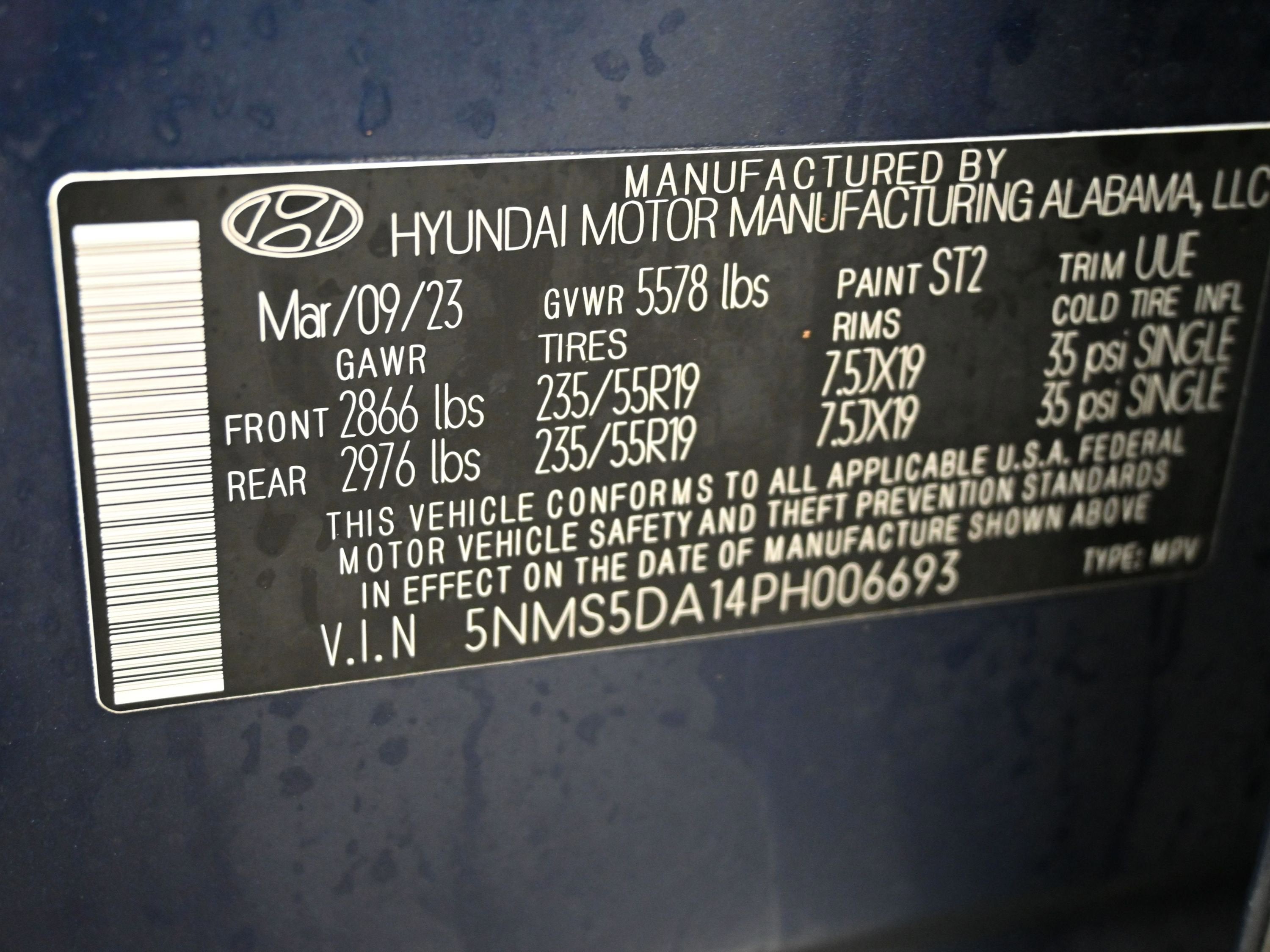 2023 Hyundai Santa Fe Hybrid Limited