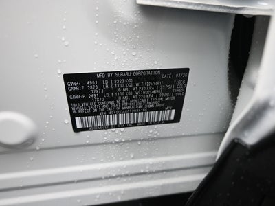 2026 Subaru FORESTER Standard Model