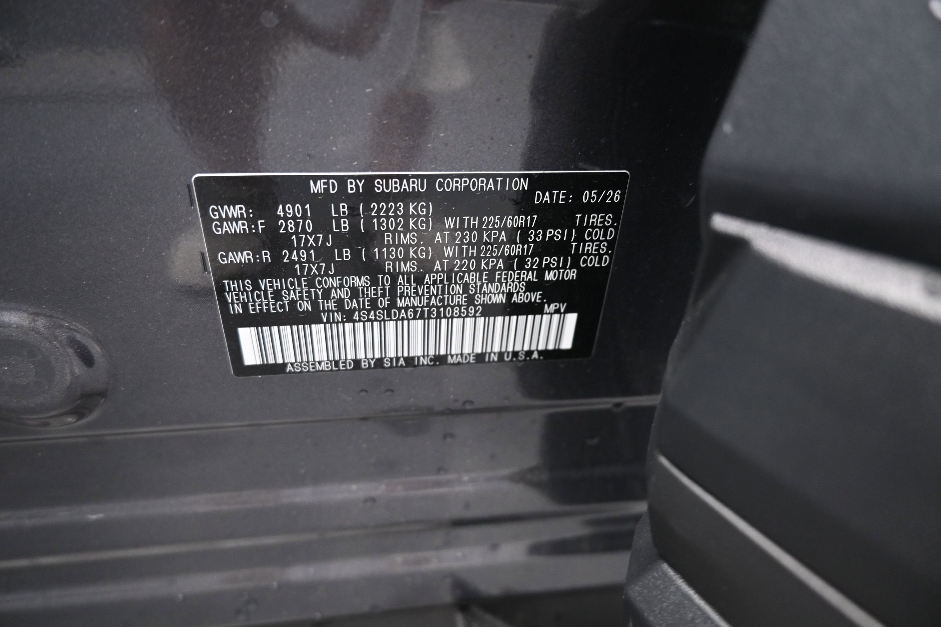 2026 Subaru FORESTER Standard Model