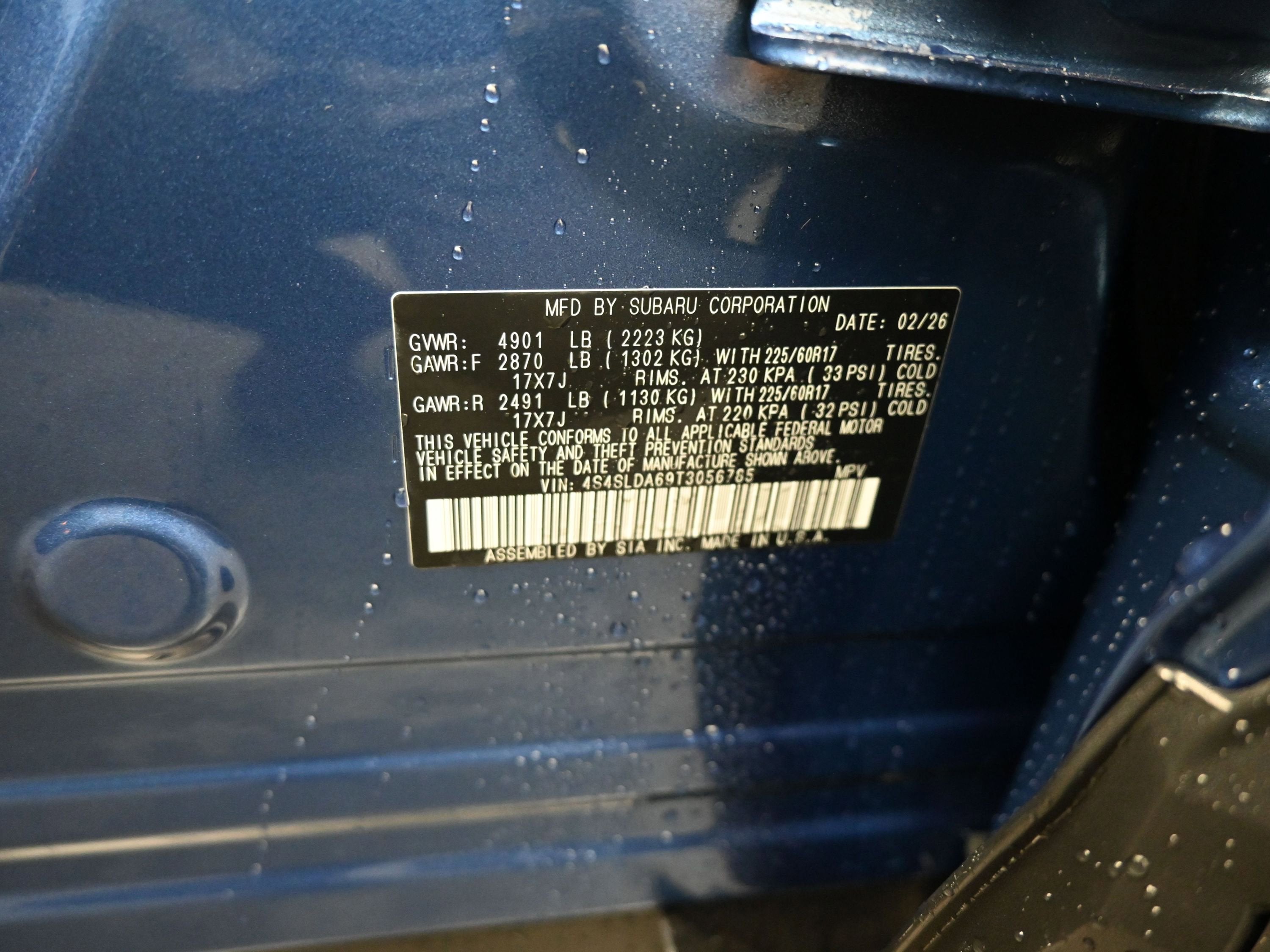 2026 Subaru FORESTER Standard Model