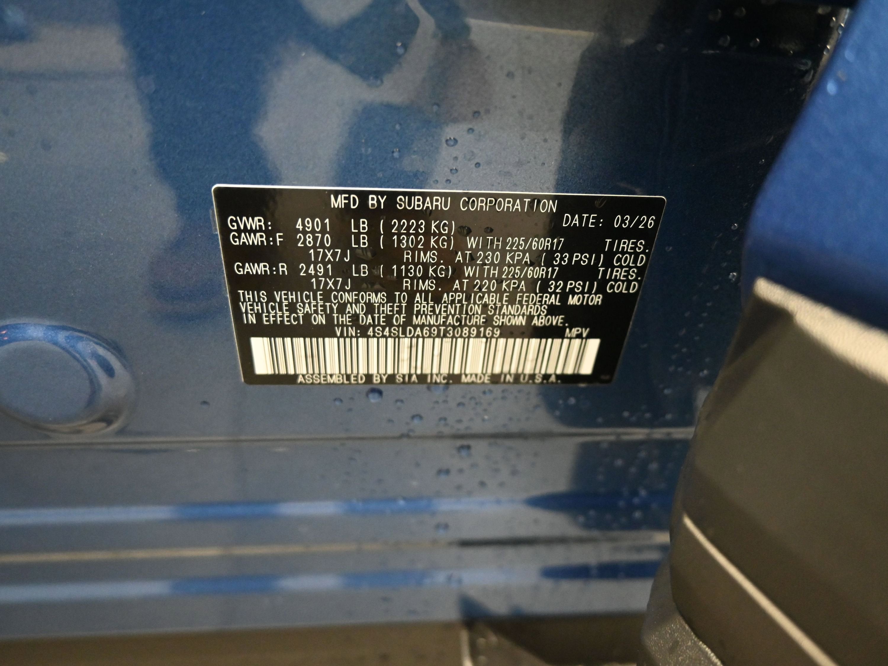 2026 Subaru FORESTER Standard Model
