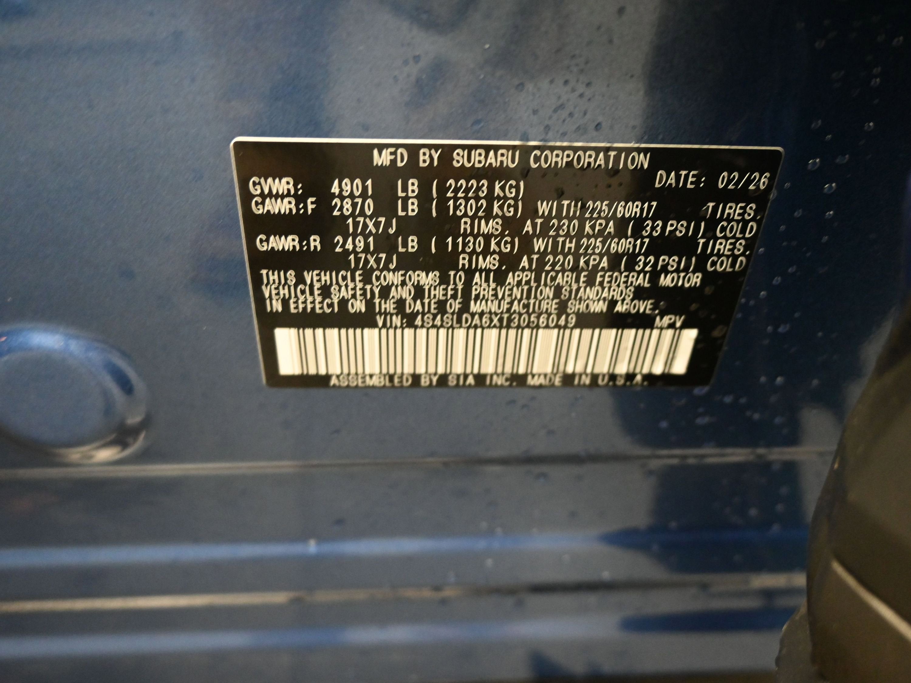 2026 Subaru FORESTER Standard Model