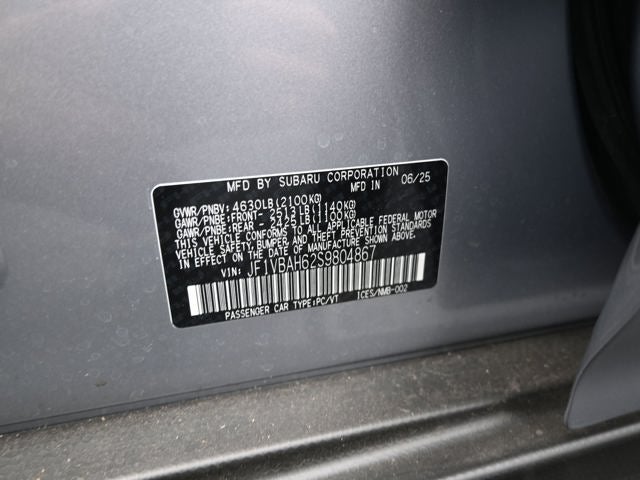 2025 Subaru WRX Premium