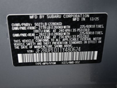 2026 Subaru OUTBACK Touring