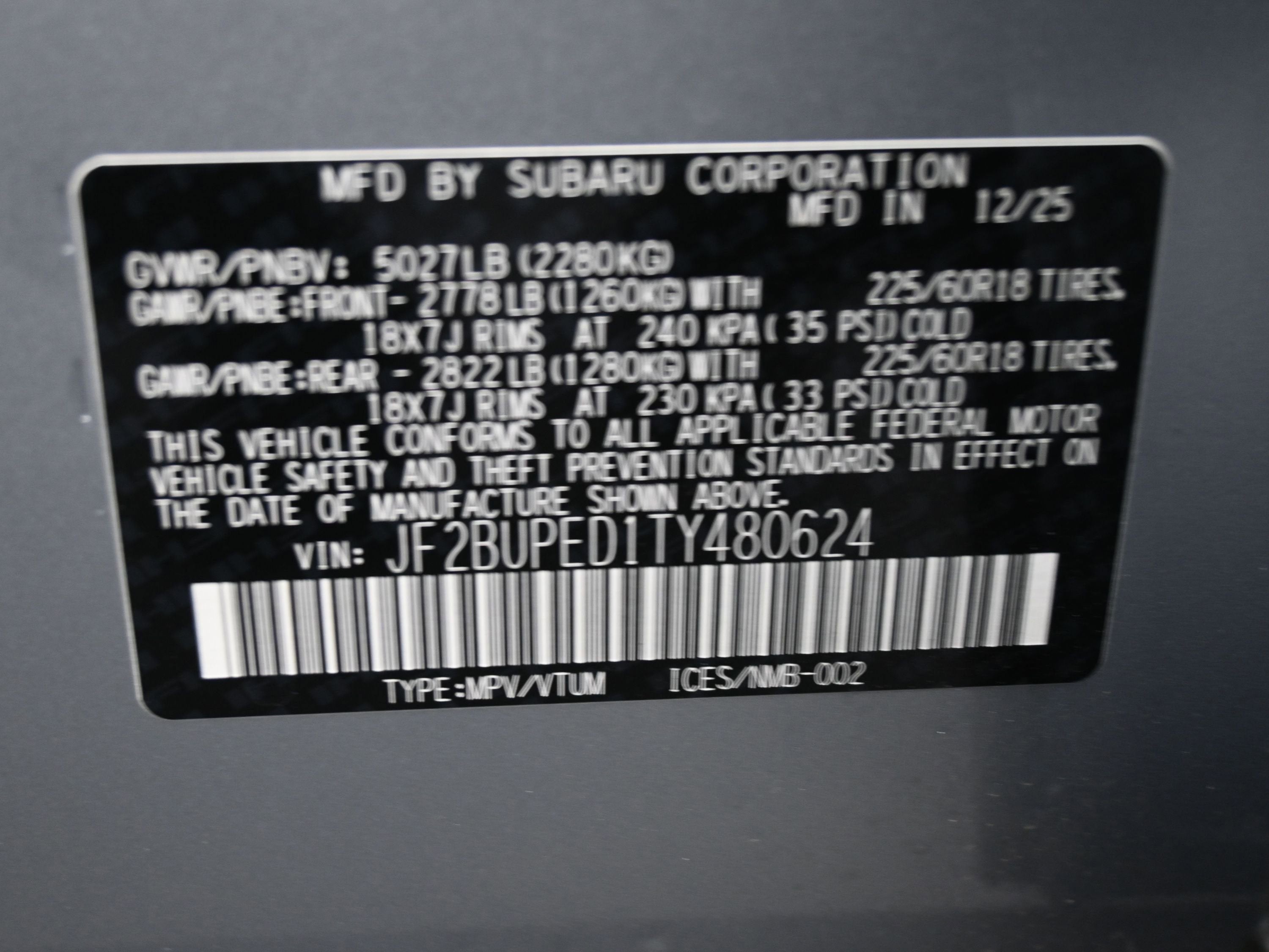 2026 Subaru OUTBACK Touring