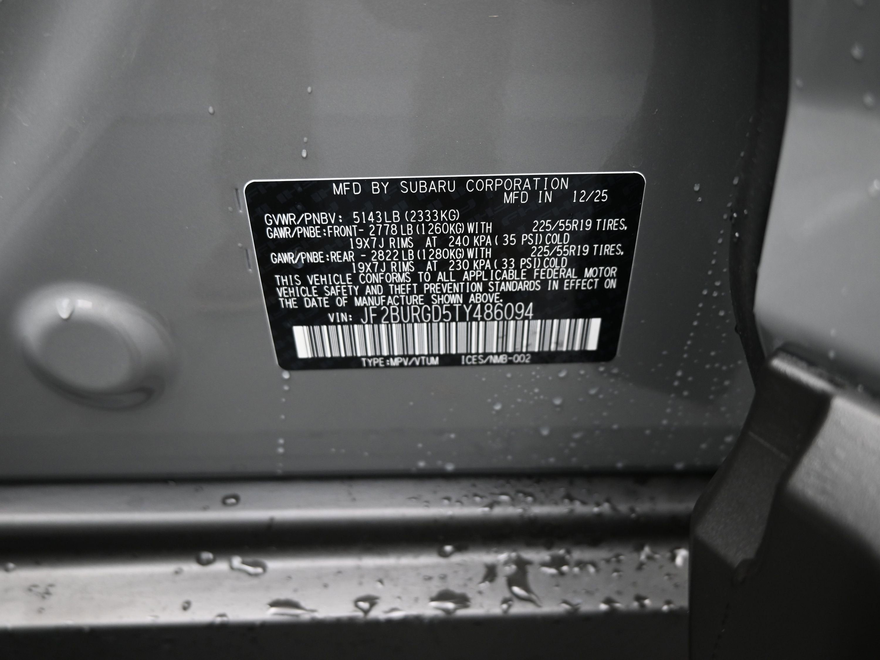 2026 Subaru OUTBACK Limited XT