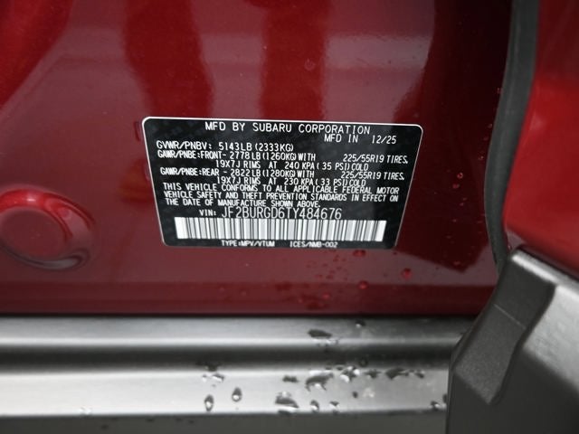 2026 Subaru OUTBACK Limited XT