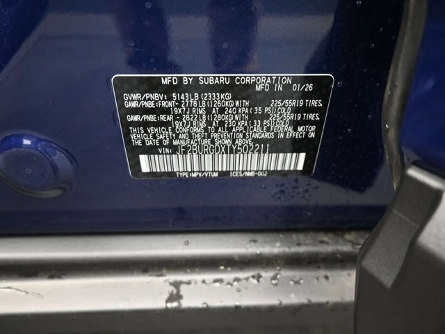 2026 Subaru OUTBACK Limited XT