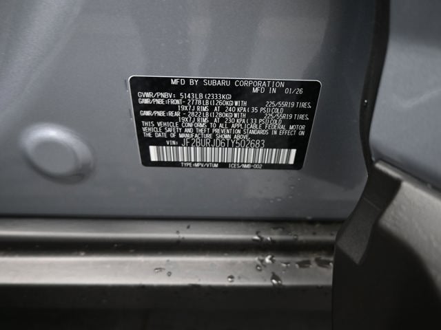 2026 Subaru OUTBACK Touring XT