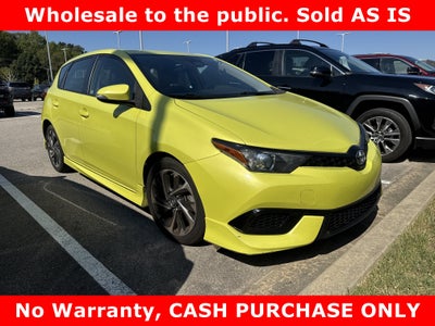 2017 Toyota Corolla iM CVT (Natl)
