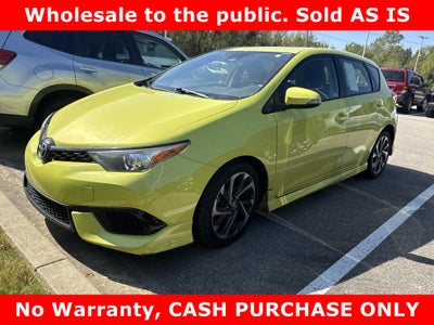 2017 Toyota Corolla iM CVT (Natl)