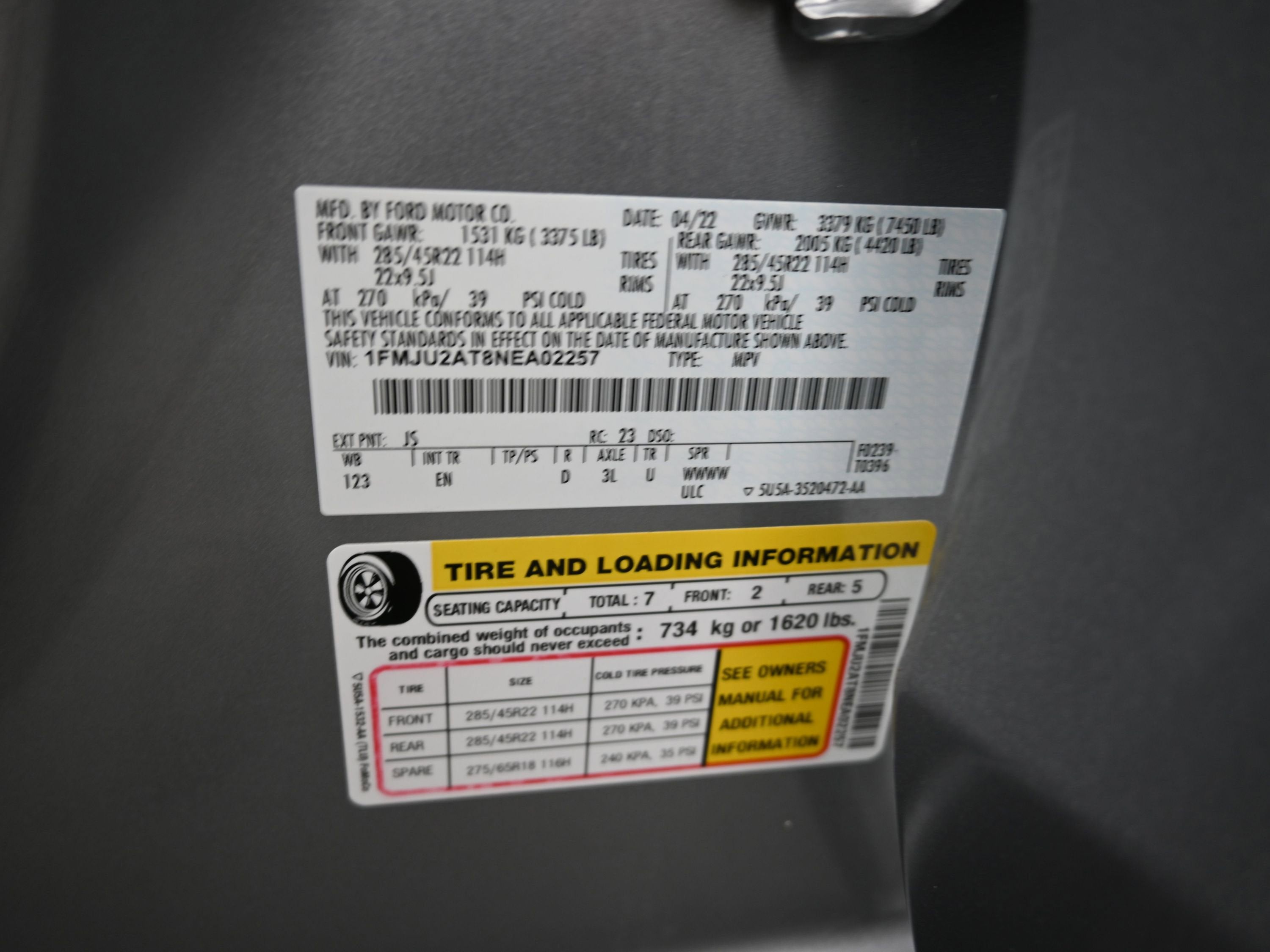 2022 Ford Expedition Limited