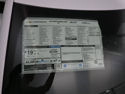 2026 Chevrolet Corvette Stingray 2LT