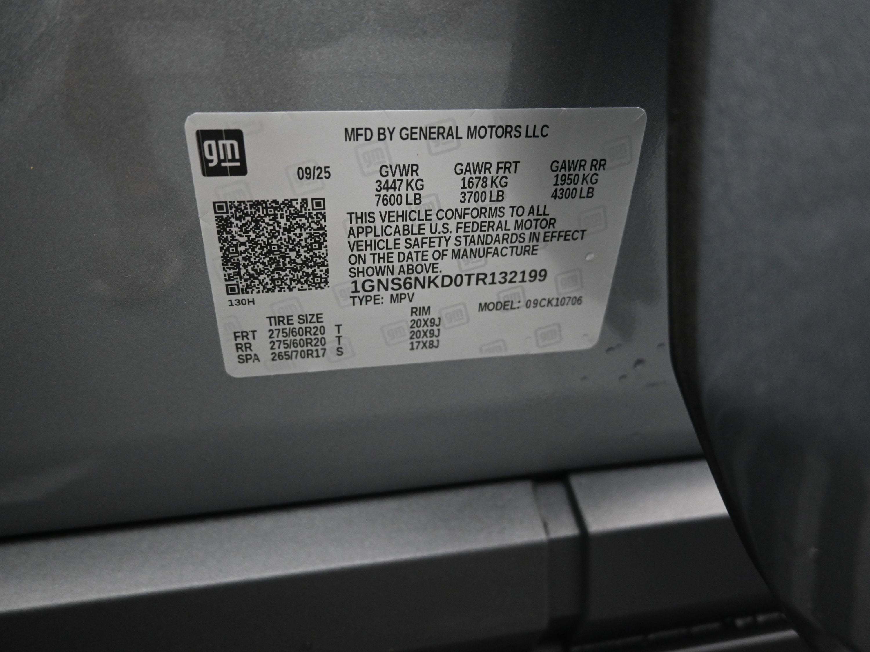 2026 Chevrolet Tahoe LT