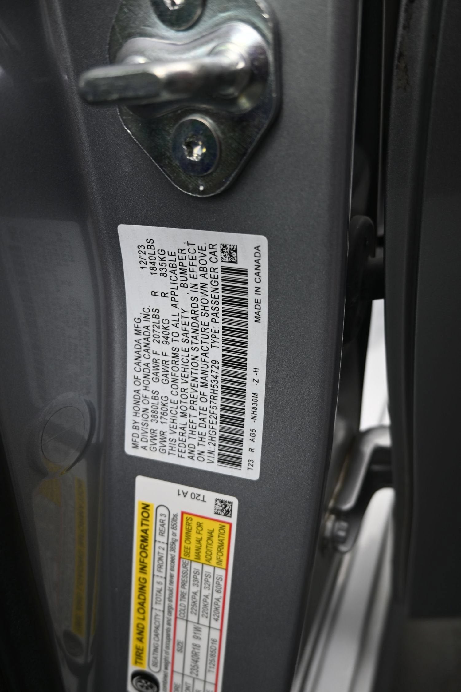 2024 Honda Civic Sedan Sport