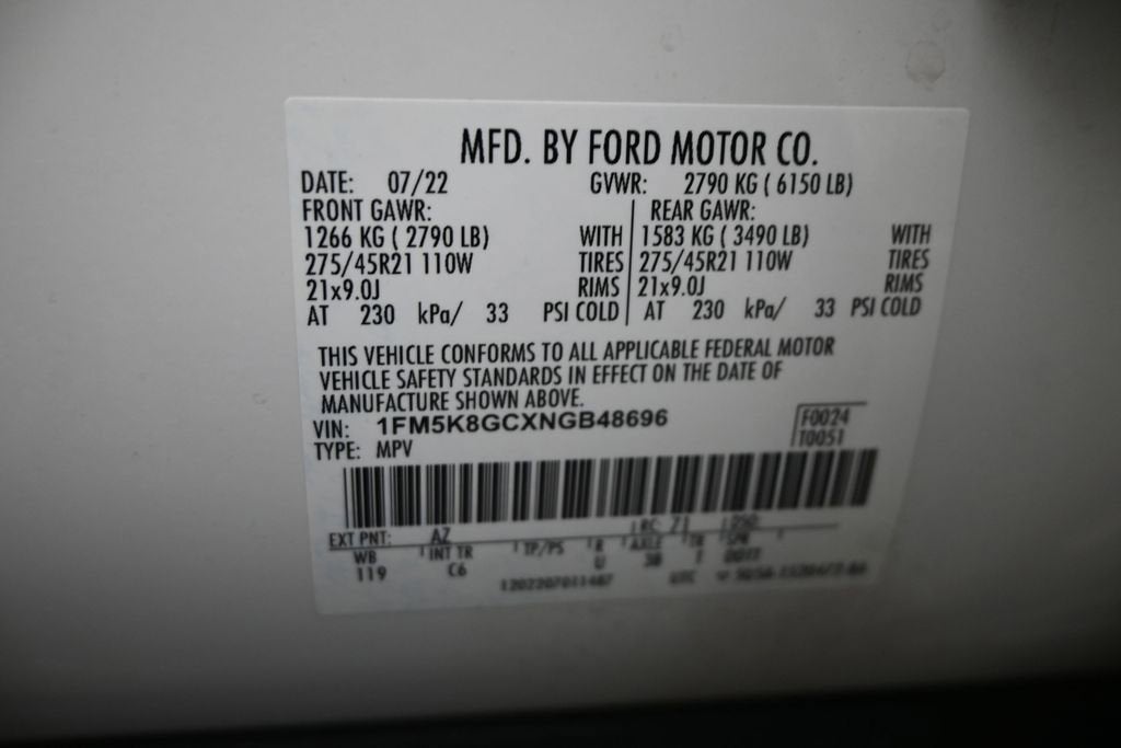 2022 Ford Explorer ST