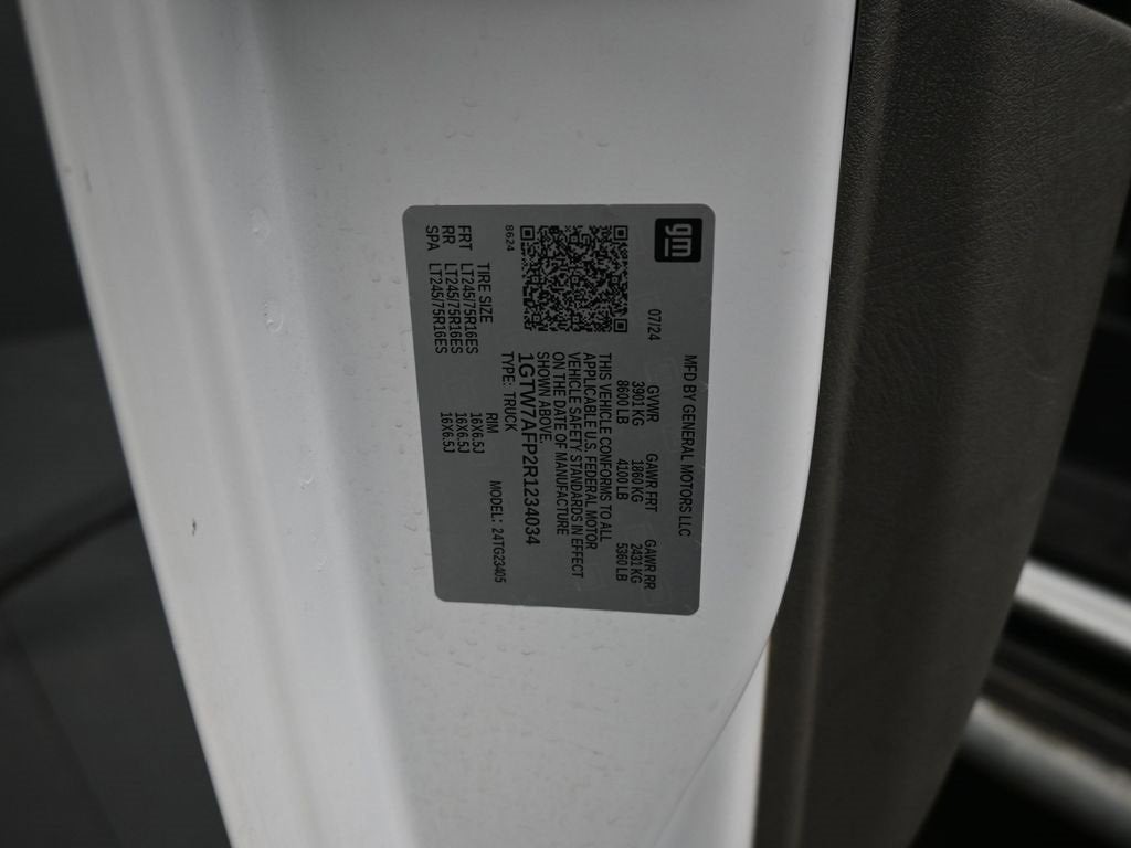 2024 GMC Savana Cargo 2500 Work Van