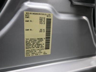 2020 Nissan Altima 2.0 Platinum