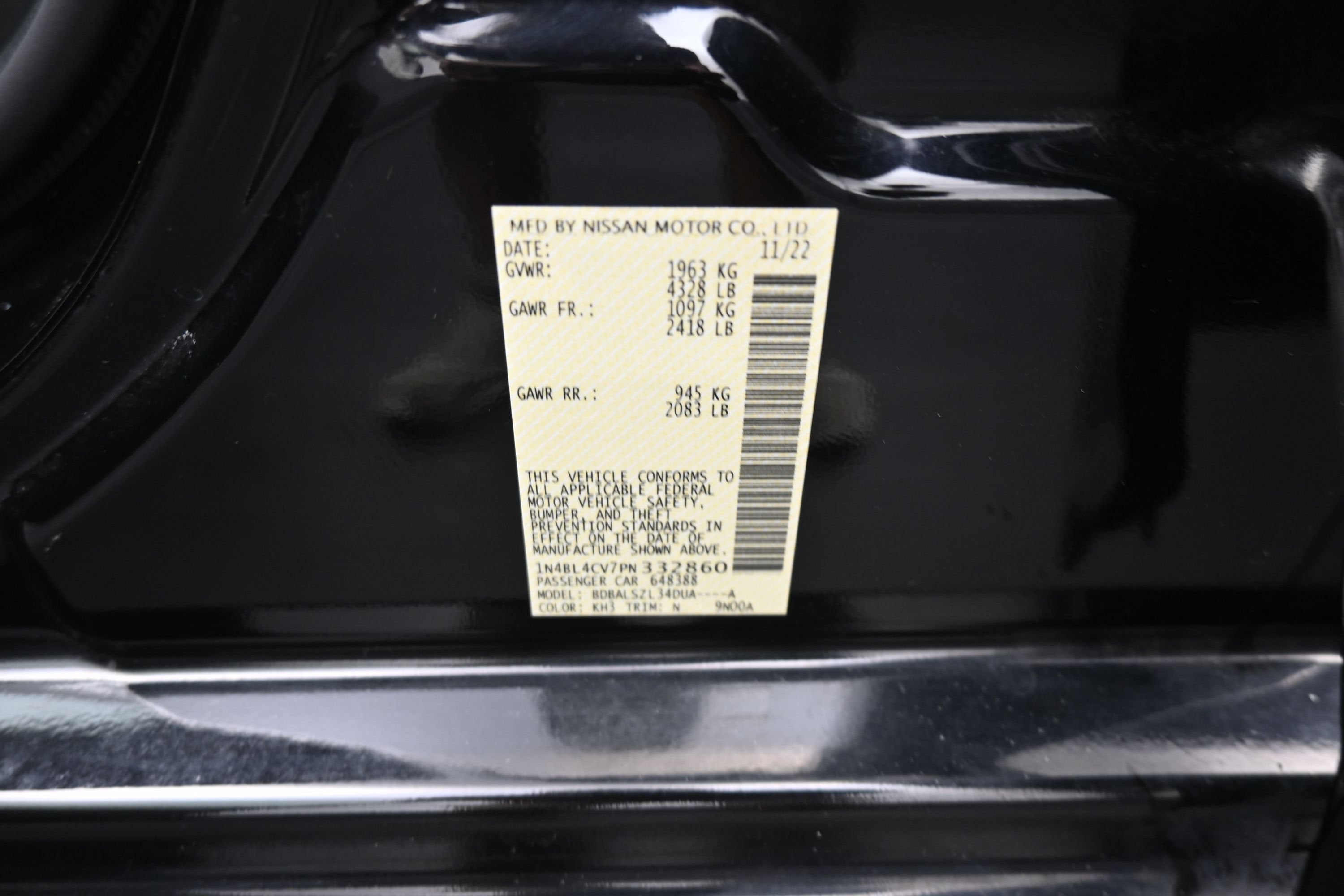 2023 Nissan Altima 2.5 SR
