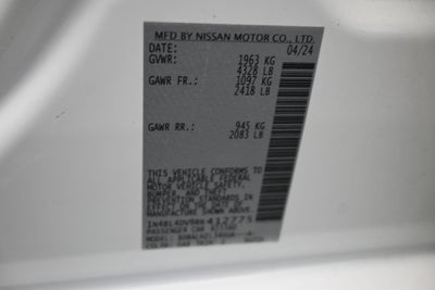 2024 Nissan Altima 2.5 SV