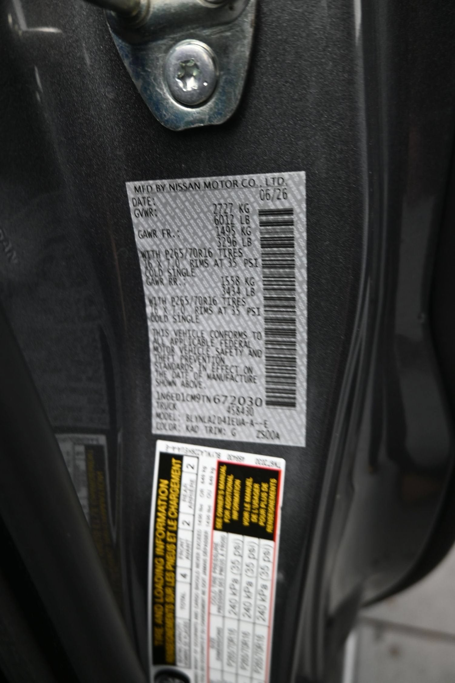 2026 Nissan FRONTIER S
