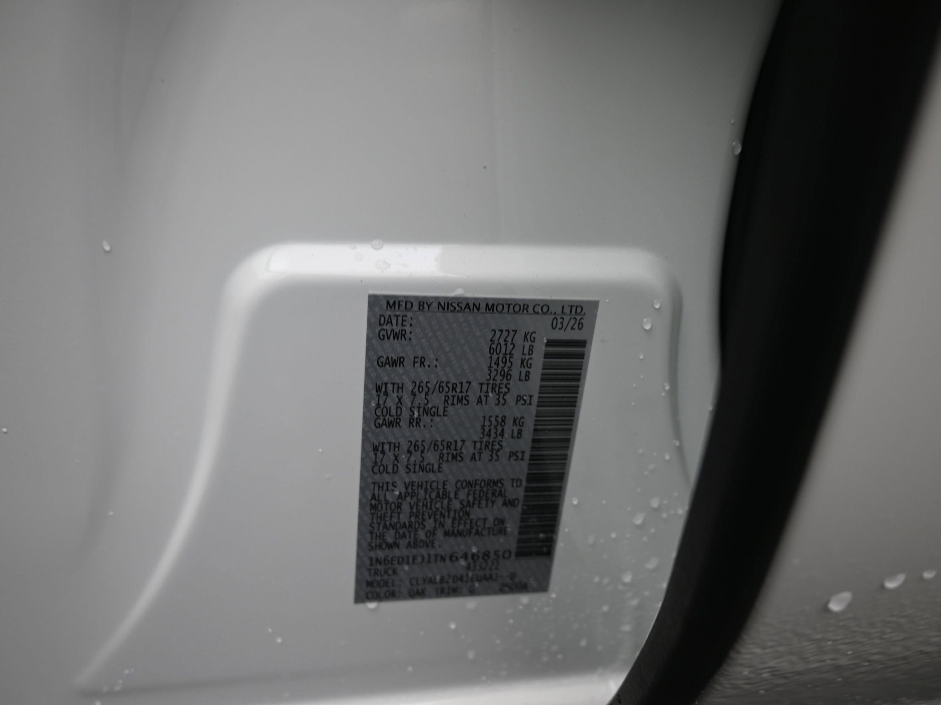 2026 Nissan FRONTIER SV