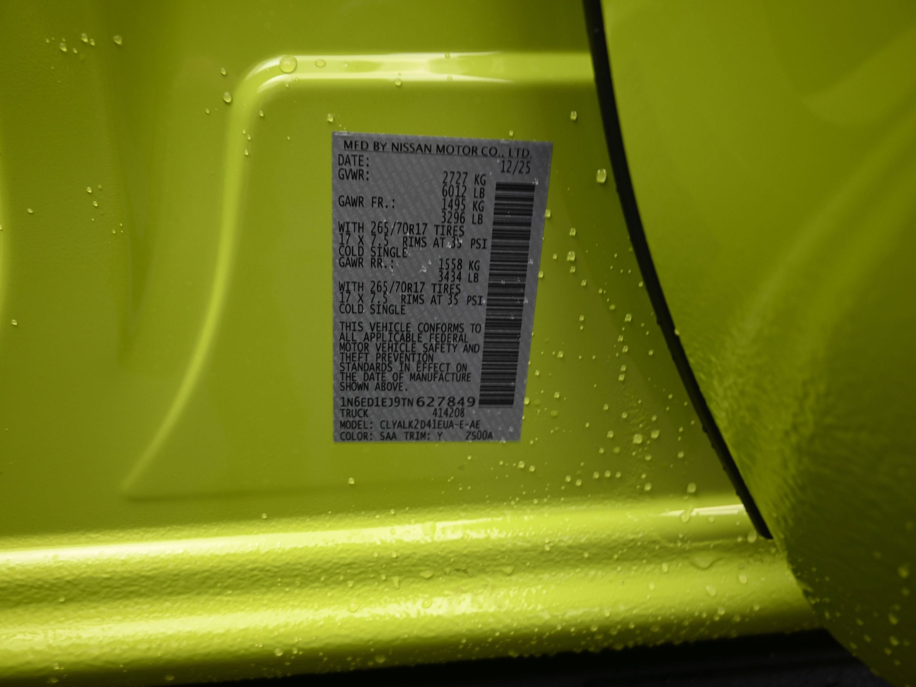 2026 Nissan FRONTIER PRO-X