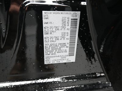 2026 Nissan FRONTIER PRO-4X