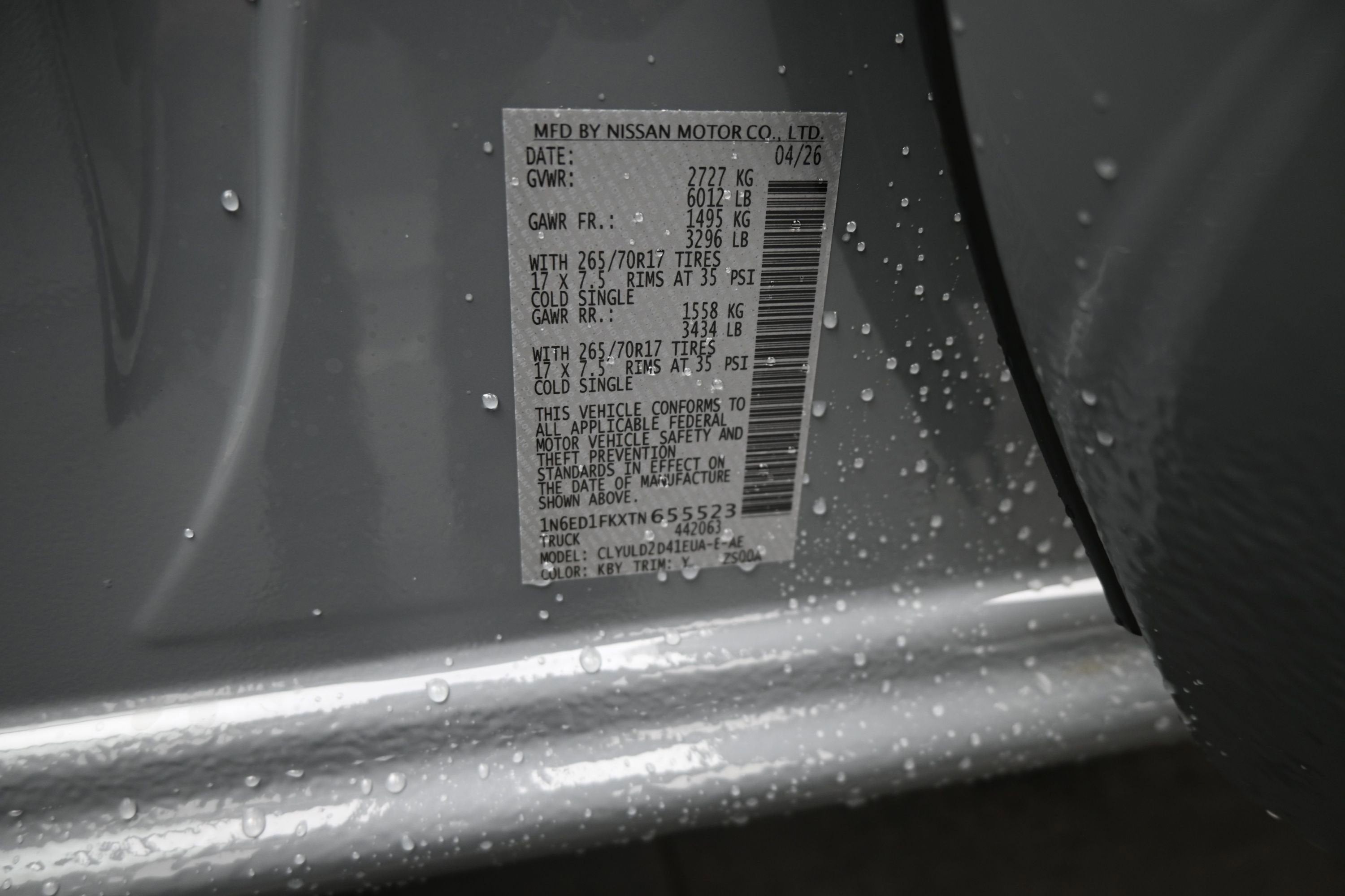 2026 Nissan FRONTIER PRO-4X