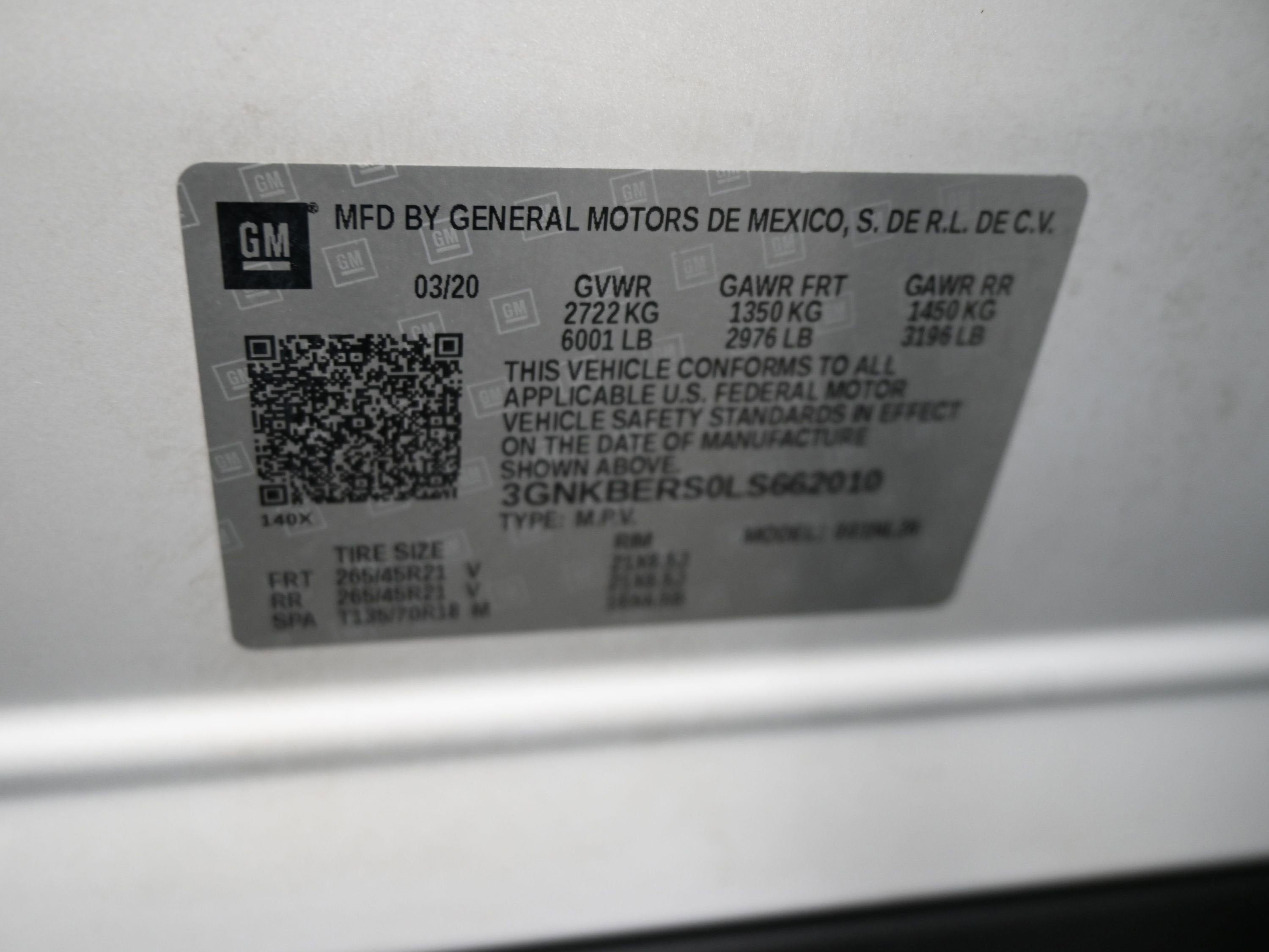 2020 Chevrolet Blazer RS