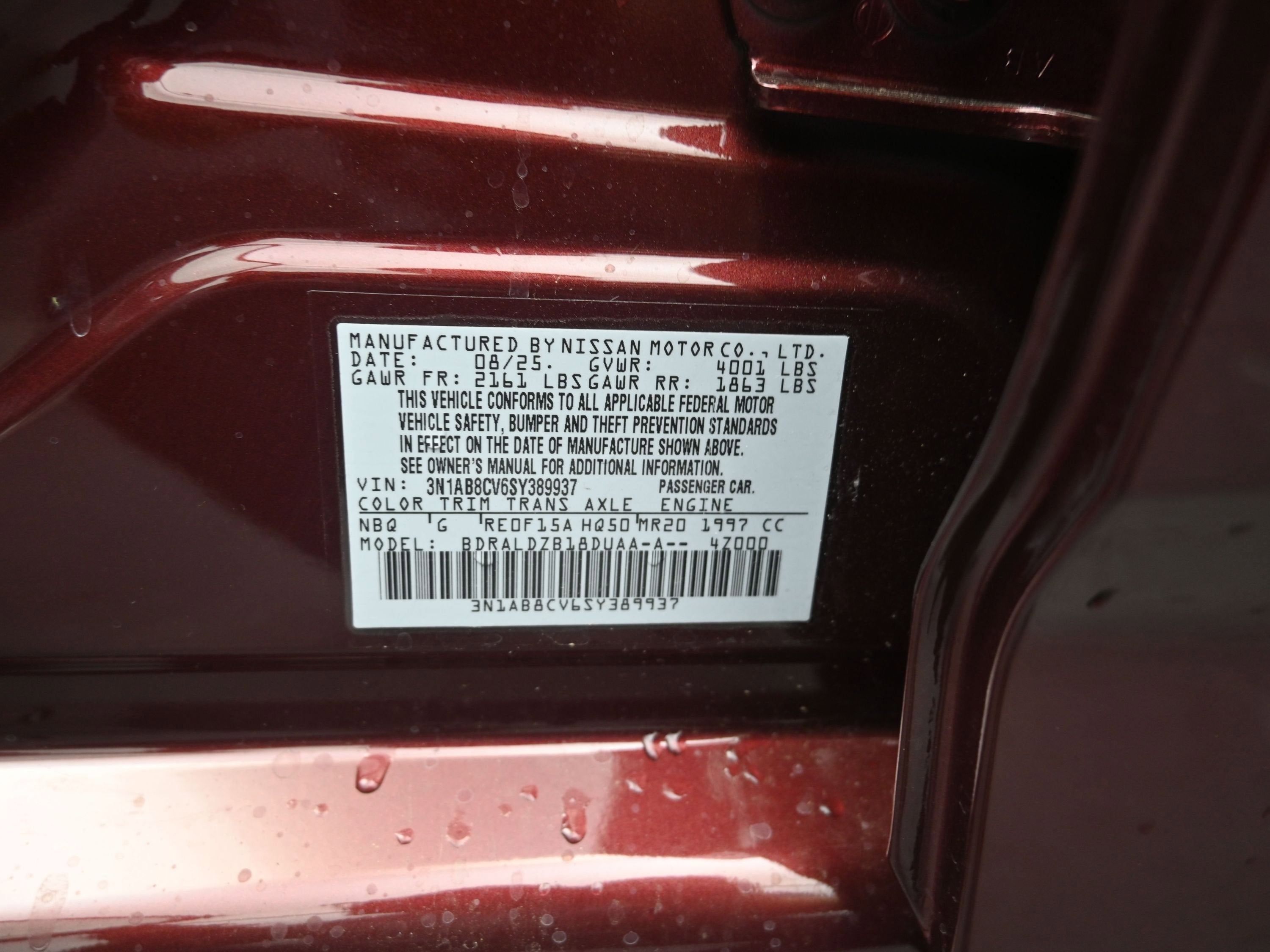 2025 Nissan SENTRA SV