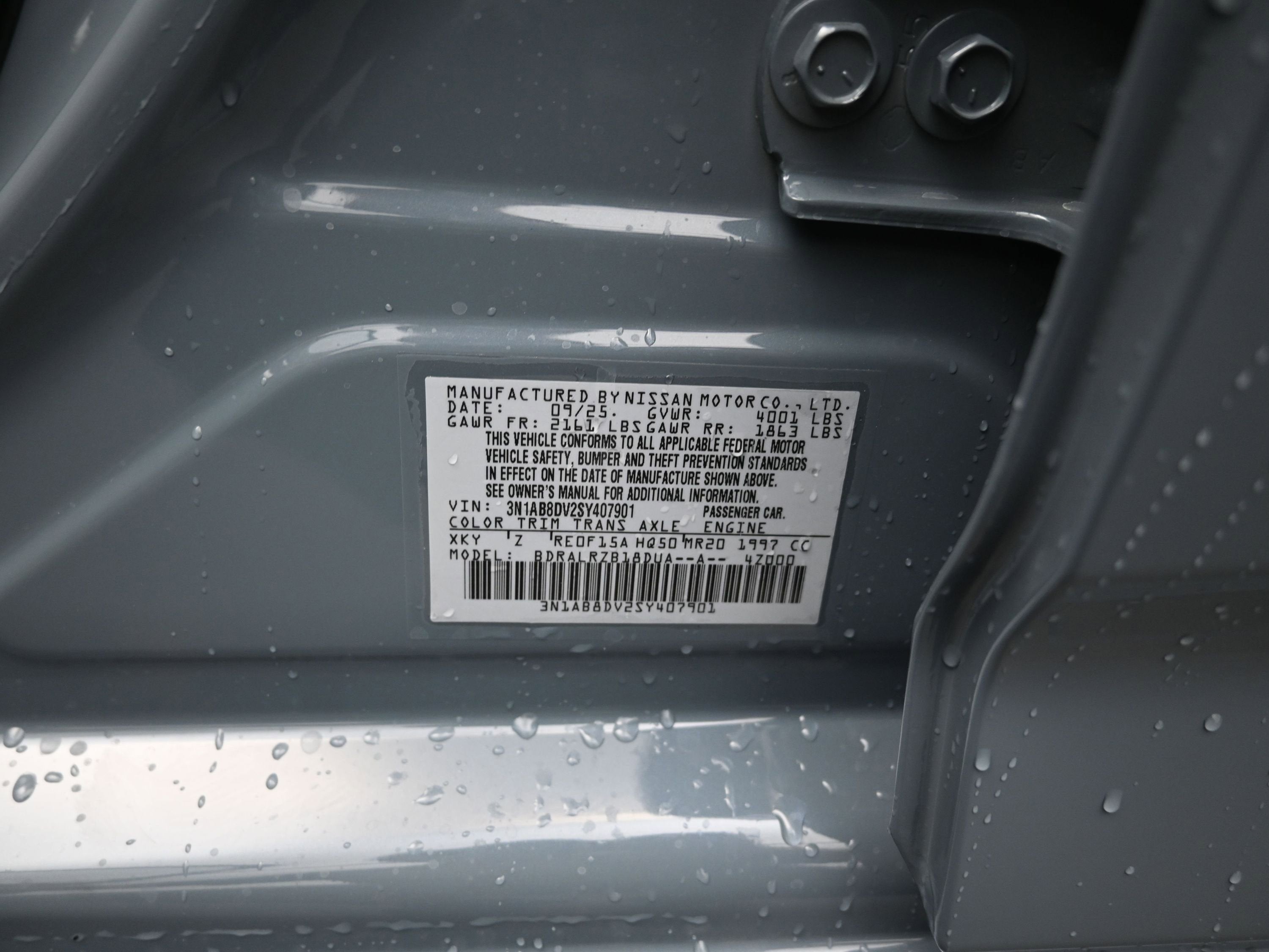 2025 Nissan SENTRA SR