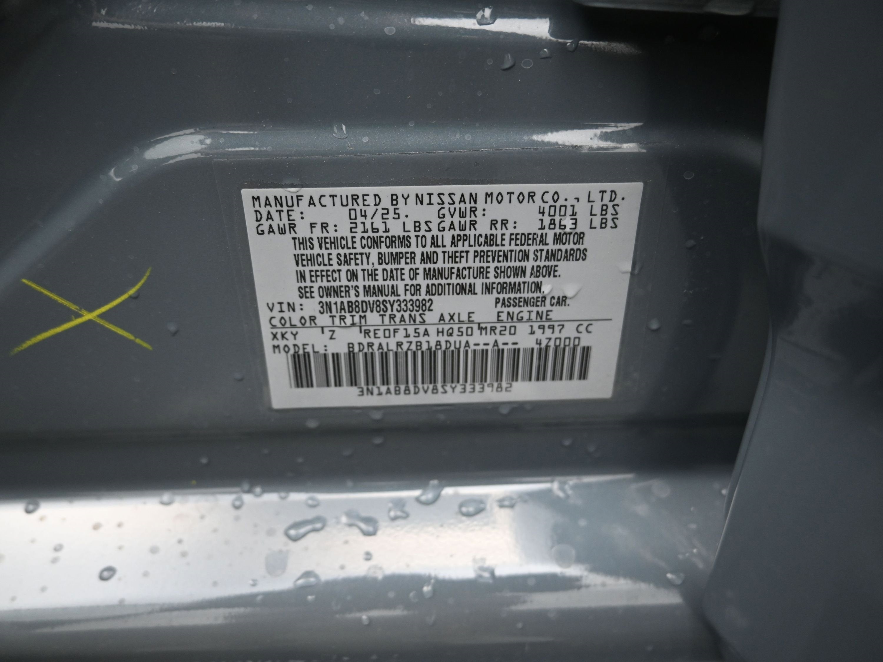 2025 Nissan SENTRA SR