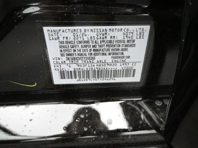 2026 Nissan SENTRA SV