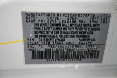 2026 Nissan SENTRA SV