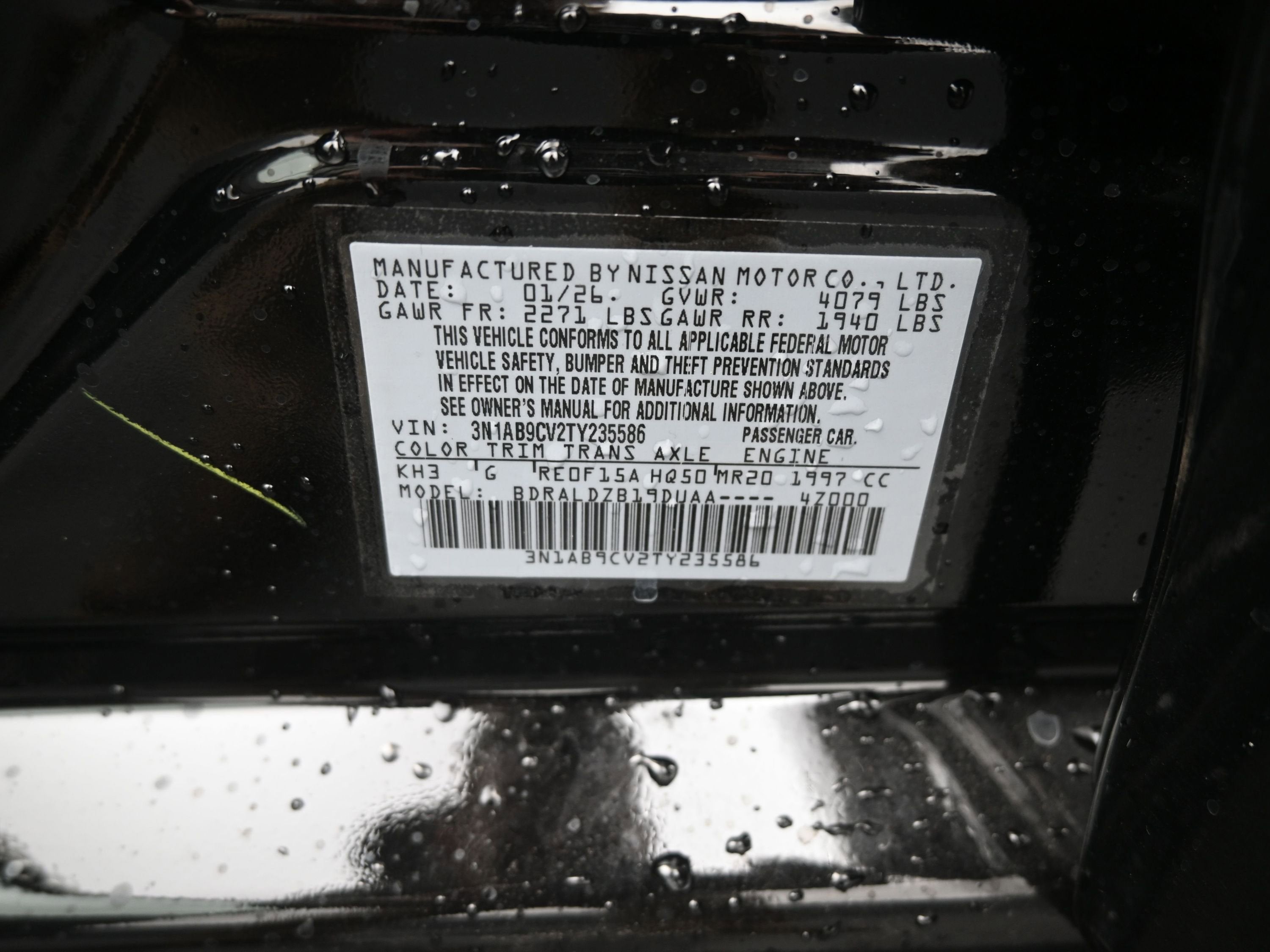 2026 Nissan SENTRA SV