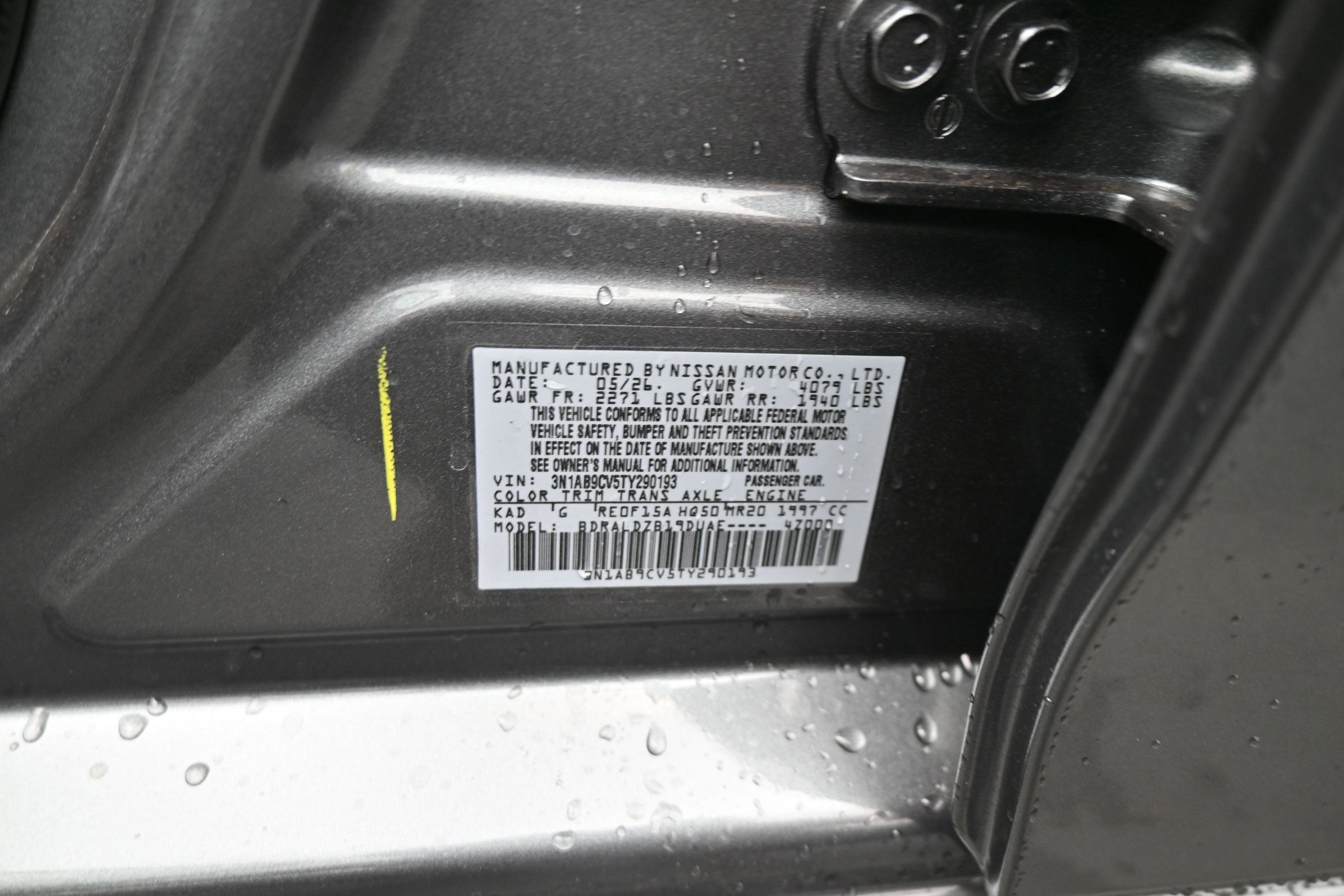 2026 Nissan SENTRA SV