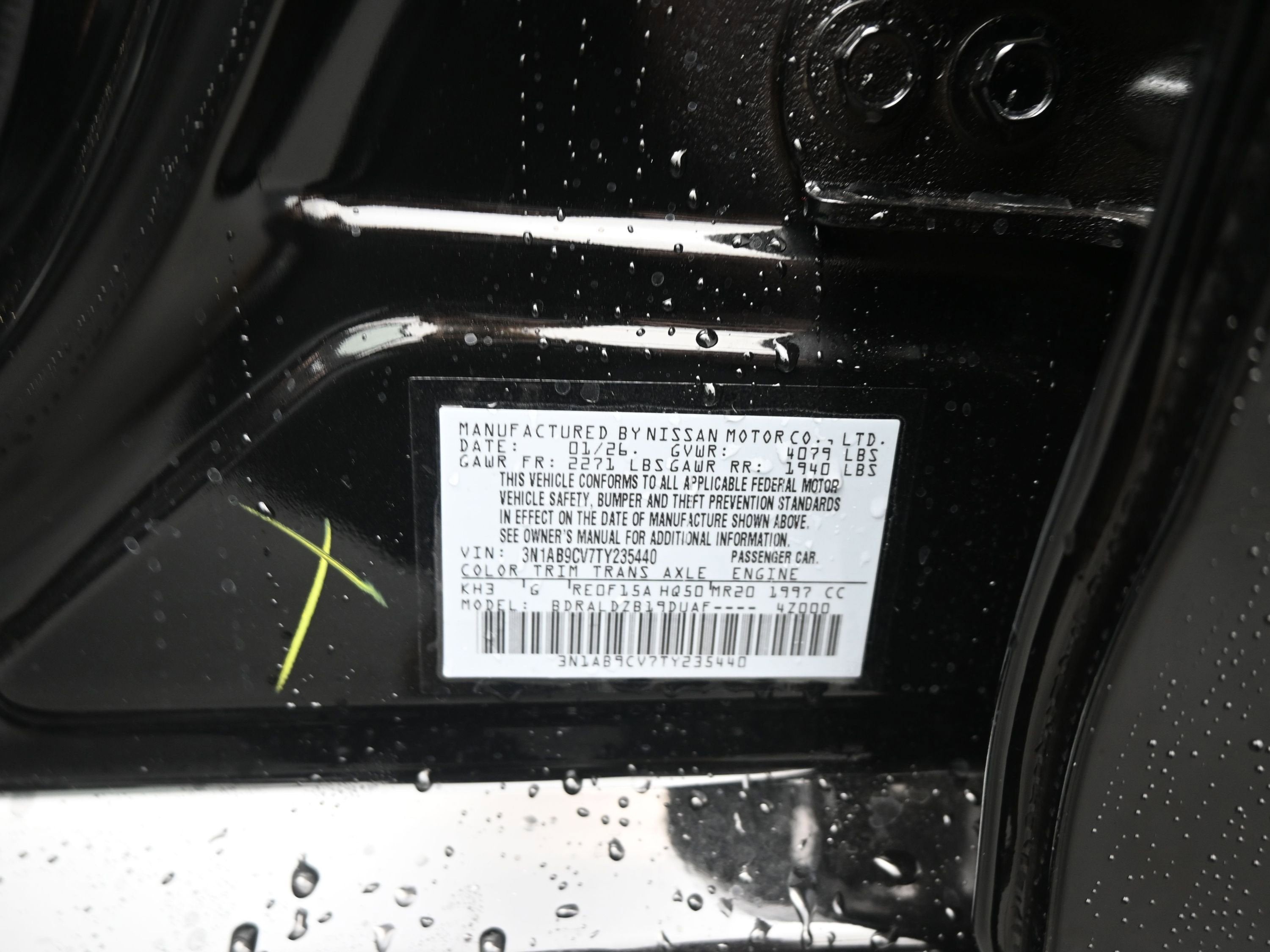 2026 Nissan SENTRA SV