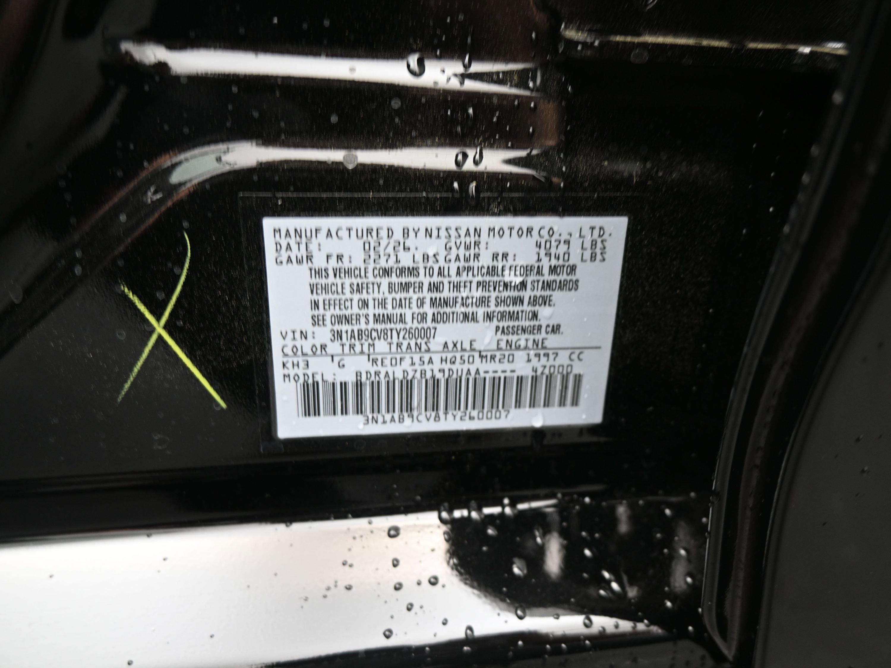 2026 Nissan SENTRA SV