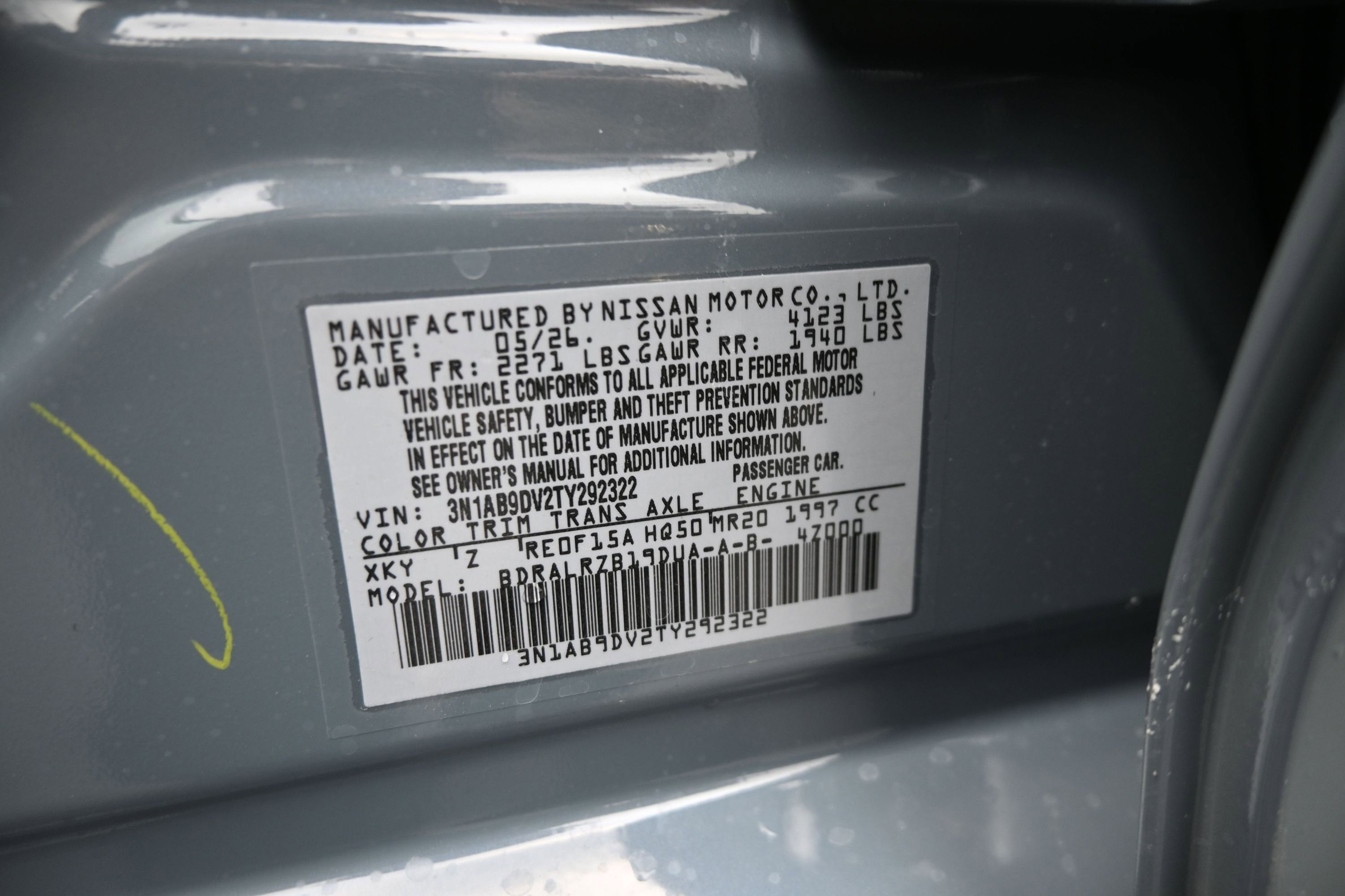 2026 Nissan SENTRA SR