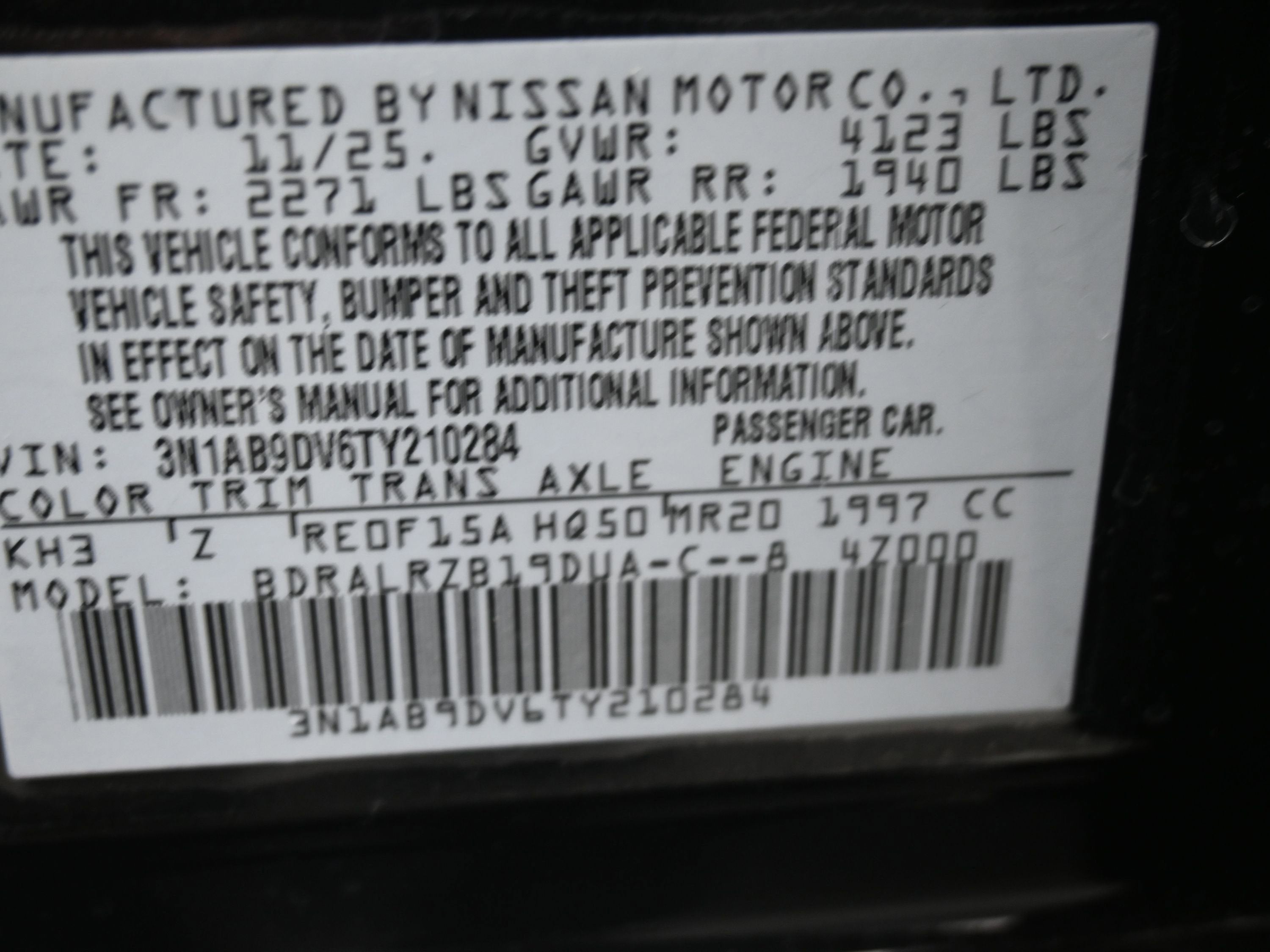 2026 Nissan SENTRA SR