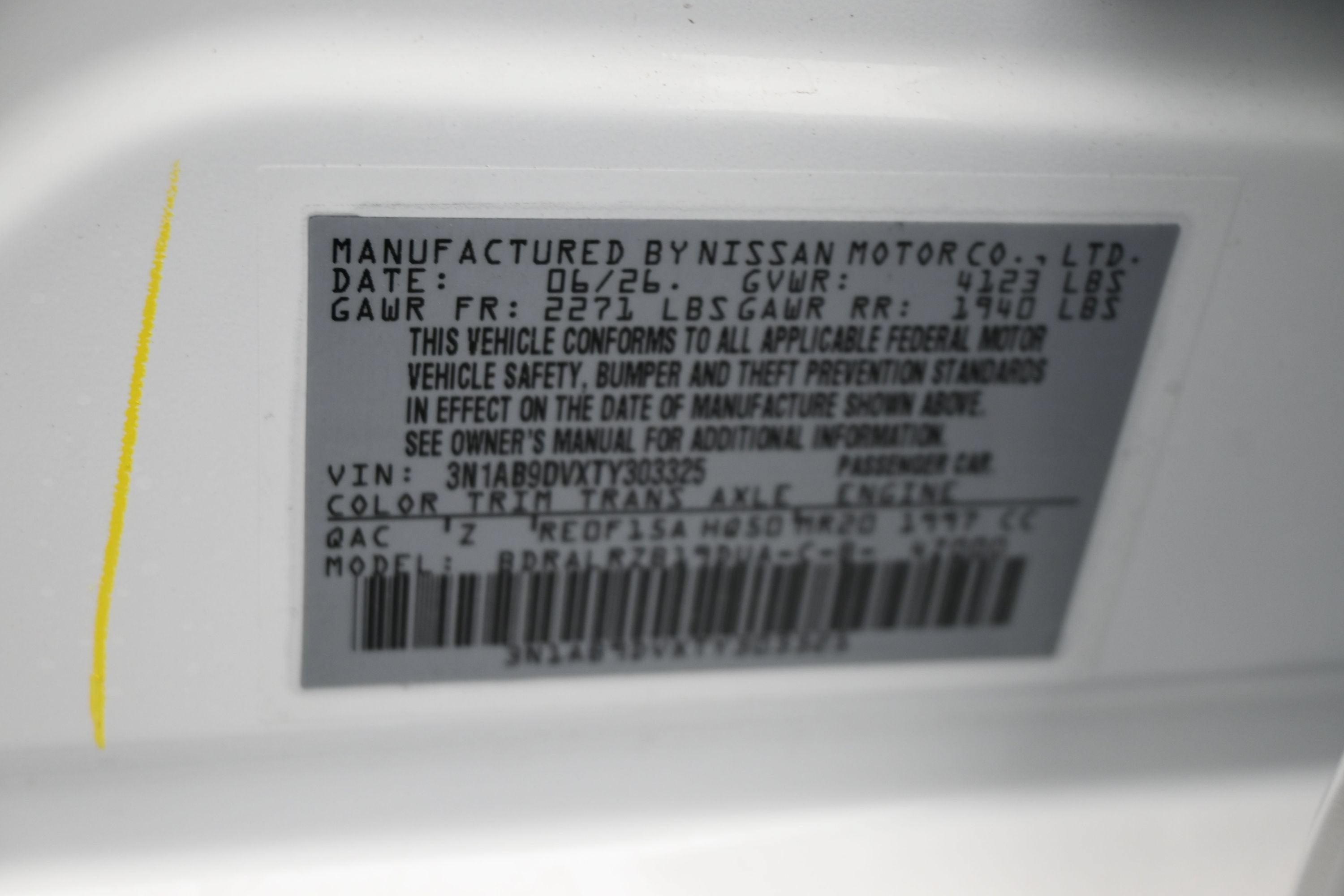 2026 Nissan SENTRA SR