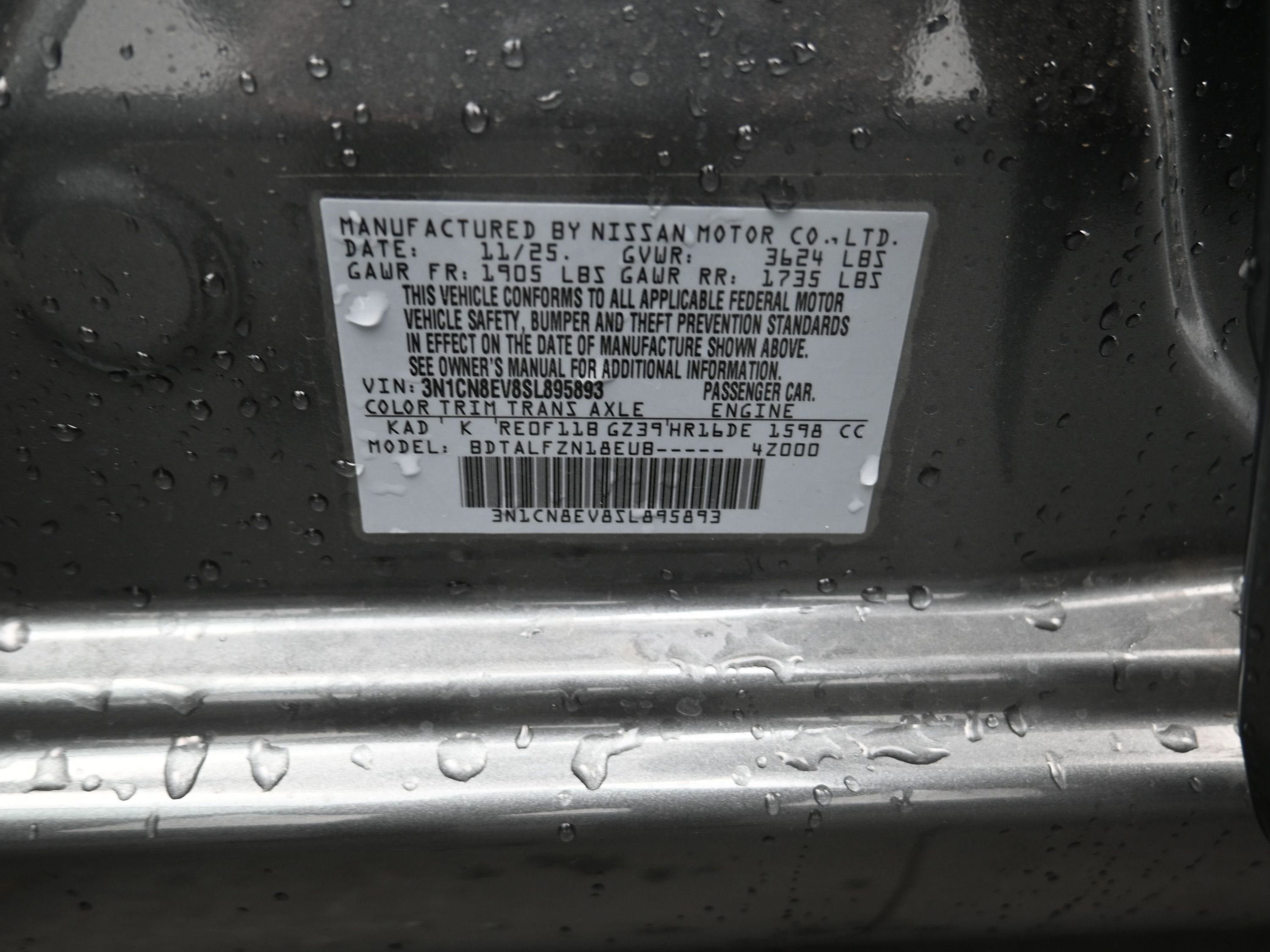 2025 Nissan VERSA SV