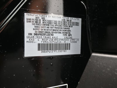 2026 Nissan KICKS SV